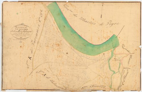 Vic-le-Comte - 51 FI 1469      Section A de Pabouerat, 1ère feuille