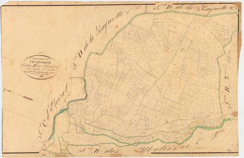 Vic-le-Comte - 51 FI 1474      Section B des Molières, 3ème feuille