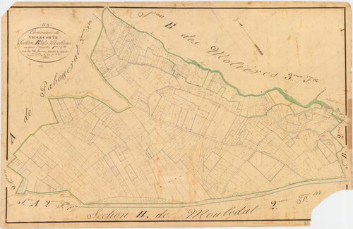 Vic-le-Comte - 51 FI 1472      Section B des Molières, 1ère feuille