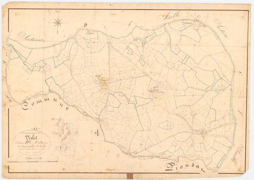 Virlet - 53 FI 1357      Section D de Montmarzy, 2ème feuille