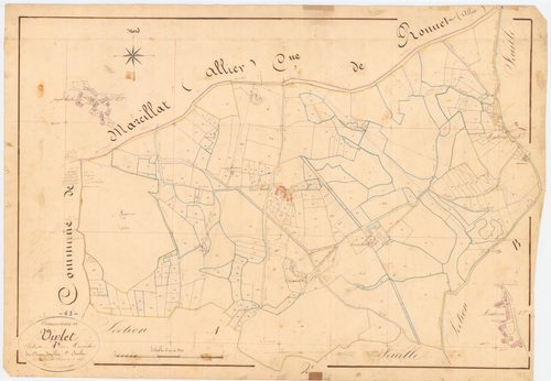 Virlet - 53 FI 1349      Section A des Manèches, 1ère feuille