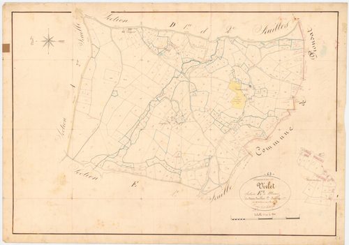 Virlet - 53 FI 1358      Section E de Memy, 1ère feuille