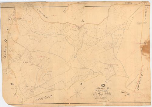 Viscomtat - 55 FI 1143      Section A de chez Boulay, 1ère feuille