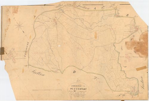 Viscomtat - 55 FI 1151      Section D de chez Grimond, 1ère feuille