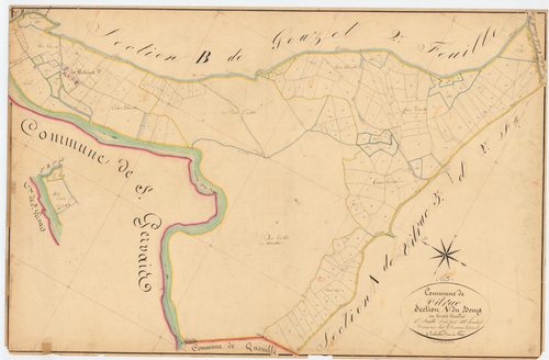 Vitrac - 53 FI 1361      Section A du Bourg, 1ère feuille