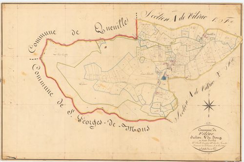 Vitrac - 53 FI 1363      Section A du Bourg, 3ème feuille
