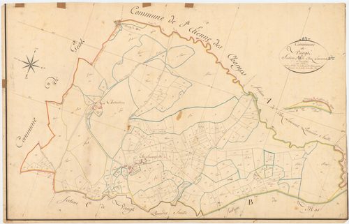 Voingt - 53 FI 1370      Section A de chez Laurent, 2ème feuille
