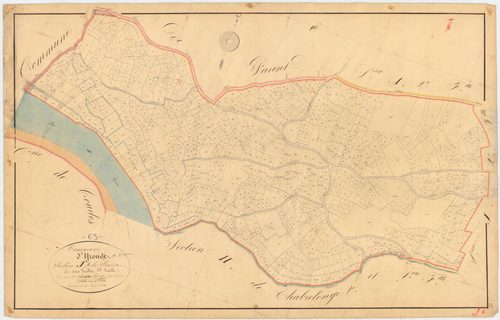 Yronde-et-Buron - 51 FI 1508      Section J de Buron, 1ère feuille