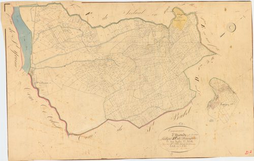Yronde-et-Buron - 51 FI 1500      Section D de Foncrépon, 1ère feuille
