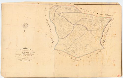 Yronde-et-Buron - 51 FI 1506      Section H de Chabrelonge, 1ère feuille