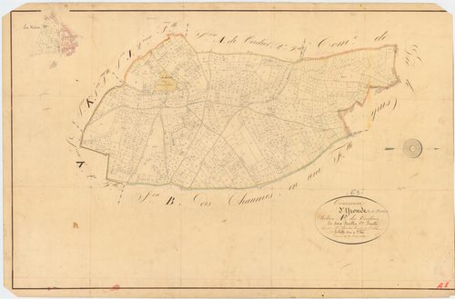 Yronde-et-Buron - 51 FI 1495      Section A des Verdiers, 1ère feuille