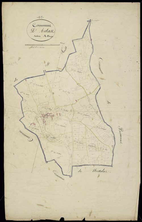 Adast - Adast.- Section A, 1re feuille