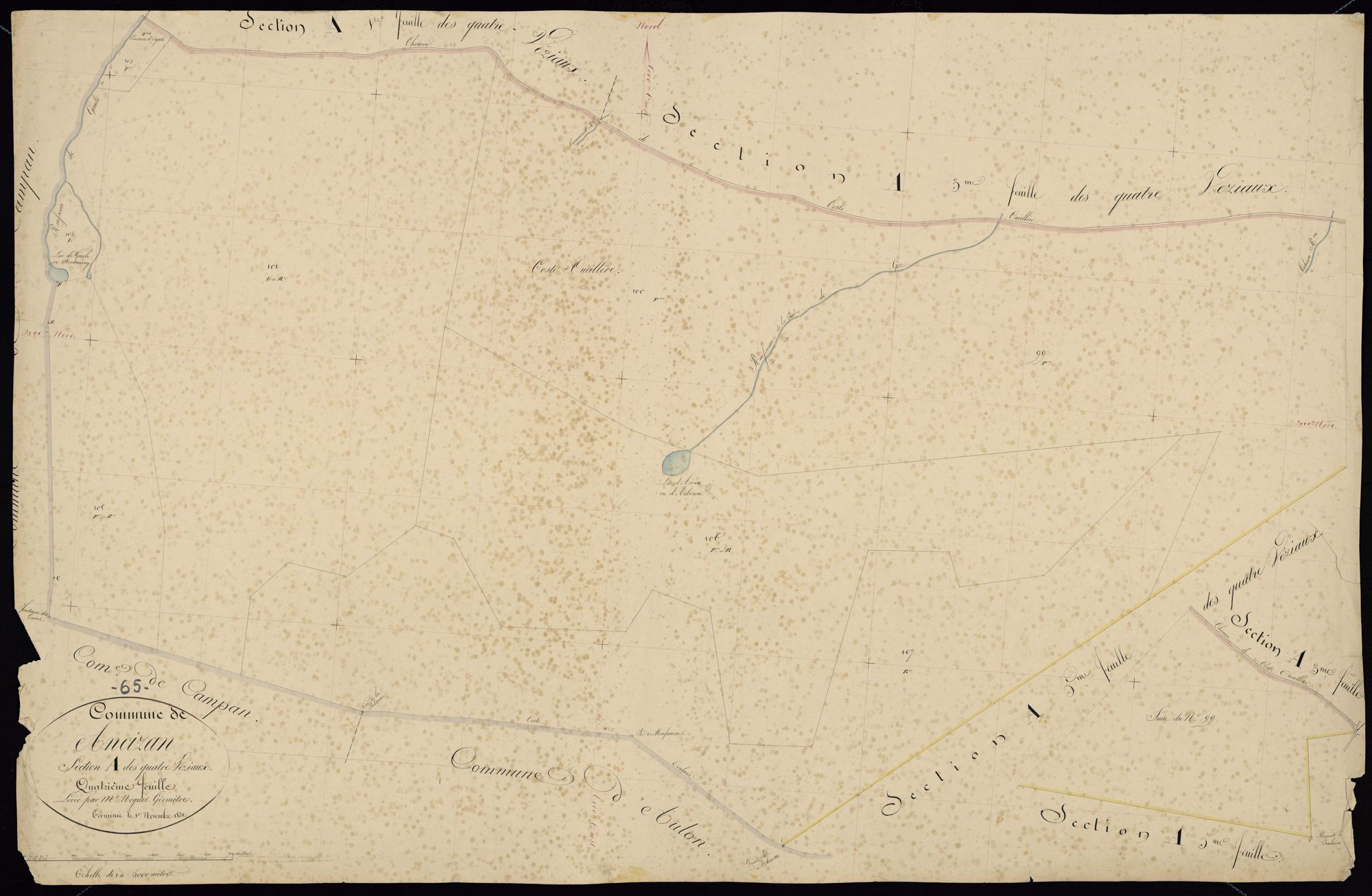 Ancizan - Ancizan.- Section A, 4e feuille