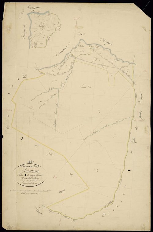 Ancizan - Ancizan.- Section A, 2e feuille