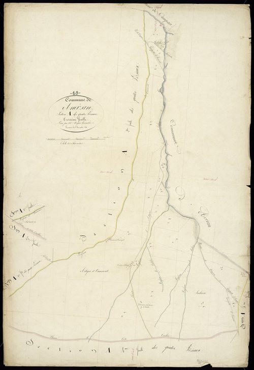Ancizan - Ancizan.- Section A, 3e feuille