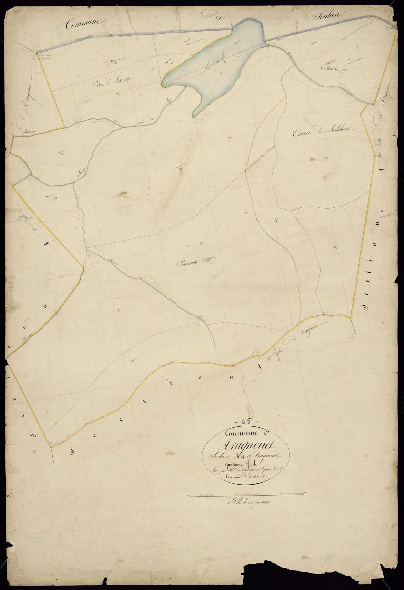 Aragnouet - Aragnouet.- Section A, 4e feuille