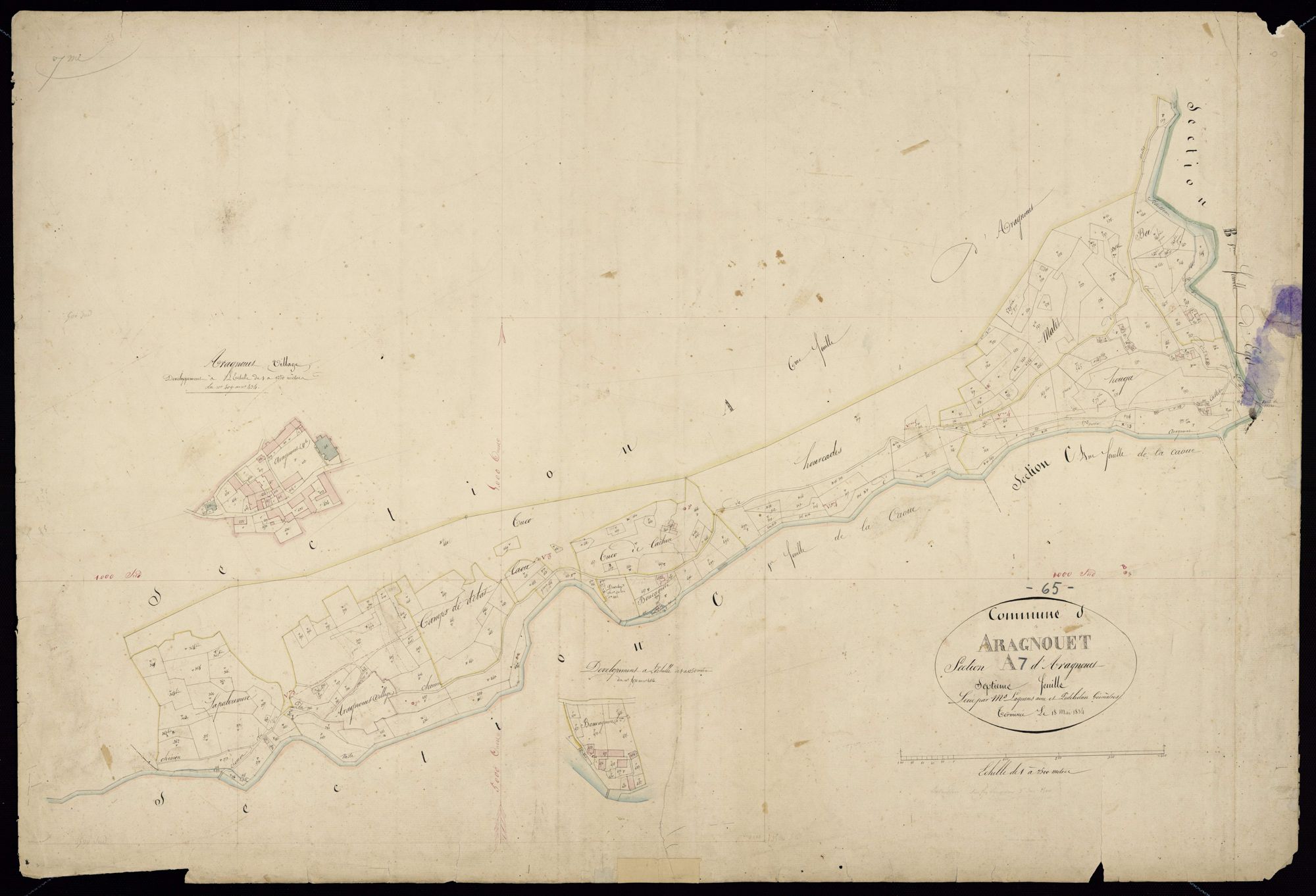 Aragnouet - Aragnouet.- Section A, 7e feuille