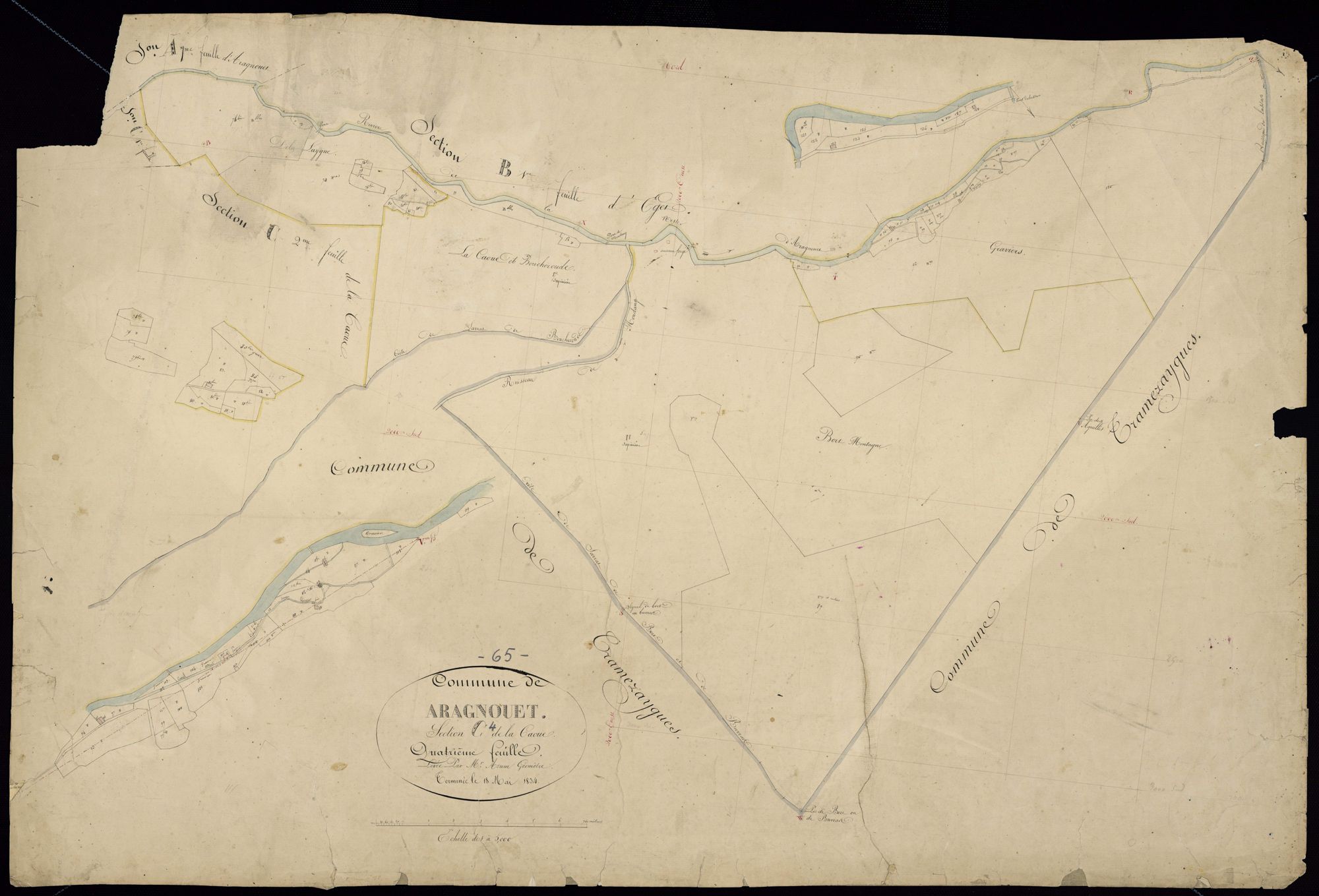 Aragnouet - Aragnouet.- Section C, 4e feuille