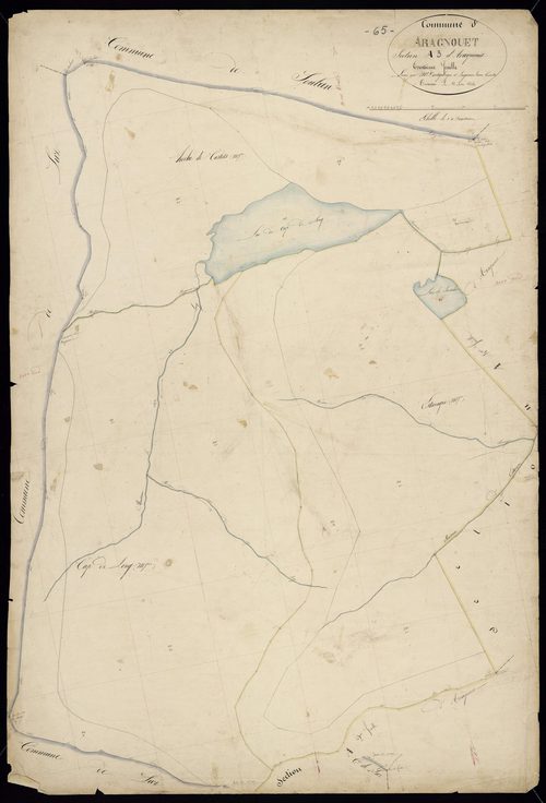 Aragnouet - Aragnouet.- Section A, 3e feuille