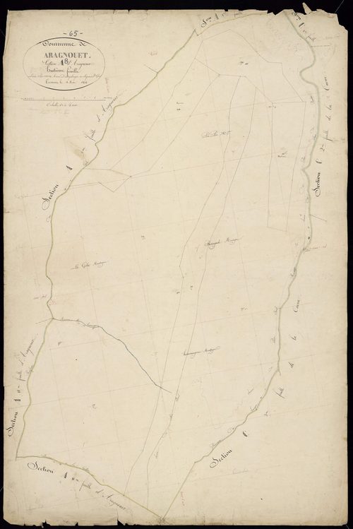 Aragnouet - Aragnouet.- Section A, 8e feuille