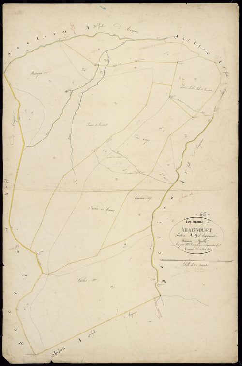 Aragnouet - Aragnouet.- Section A, 9e feuille