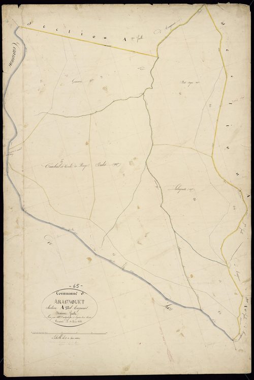 Aragnouet - Aragnouet.- Section A, 10e feuille