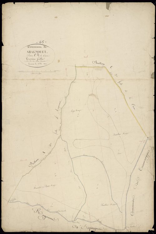 Aragnouet - Aragnouet.- Section C, 3e feuille