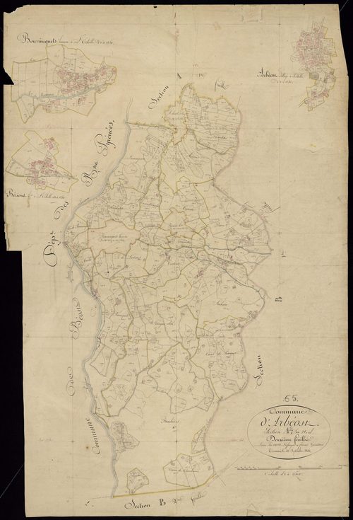 Arbéost - Arbéost.- Section A, 2e feuille