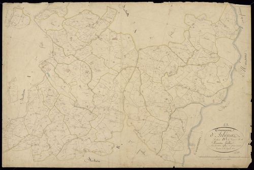 Arbéost - Arbéost.- Section B, 1re feuille