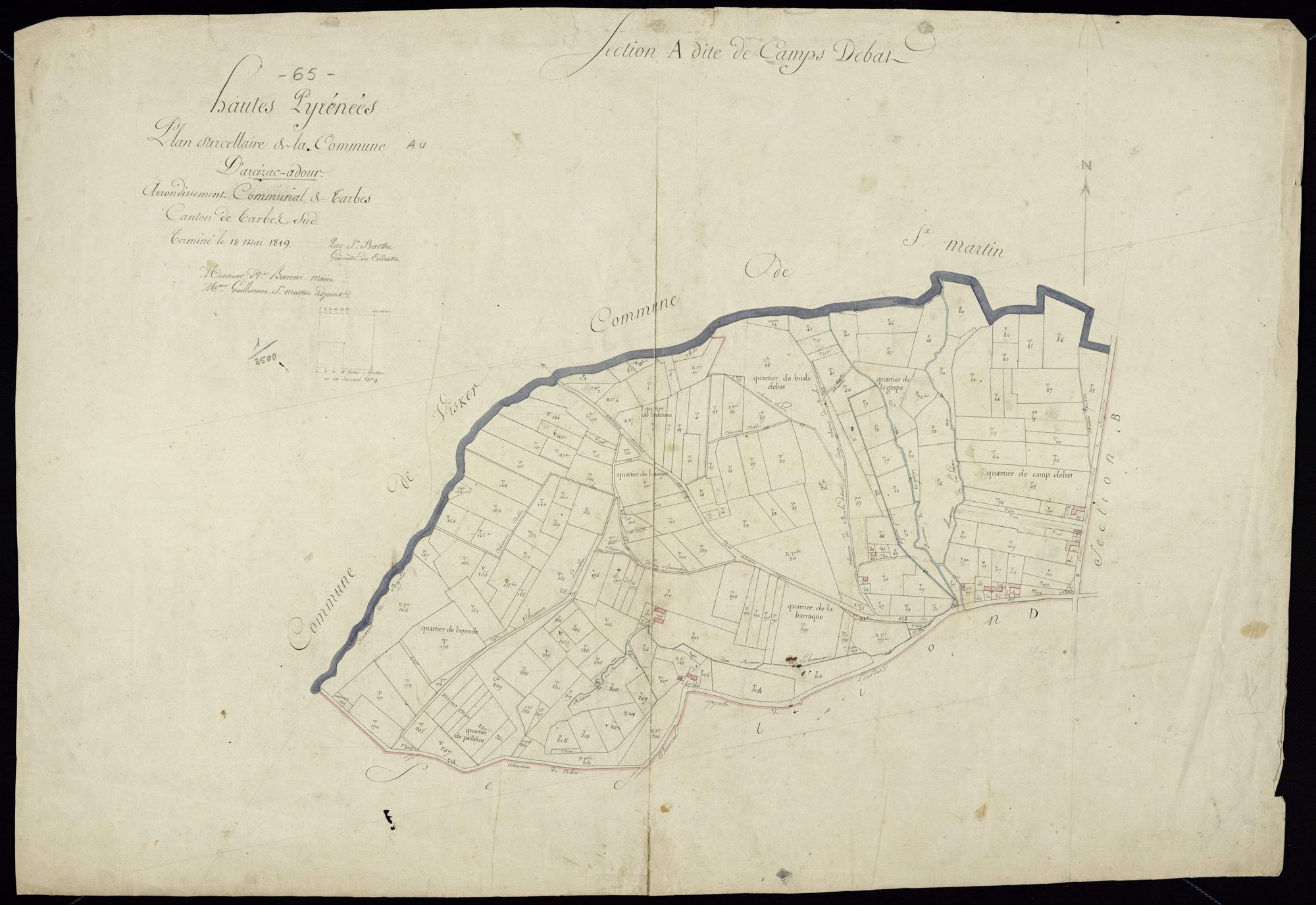 Arcizac-Adour - Arcizac-Adour.- Section A
