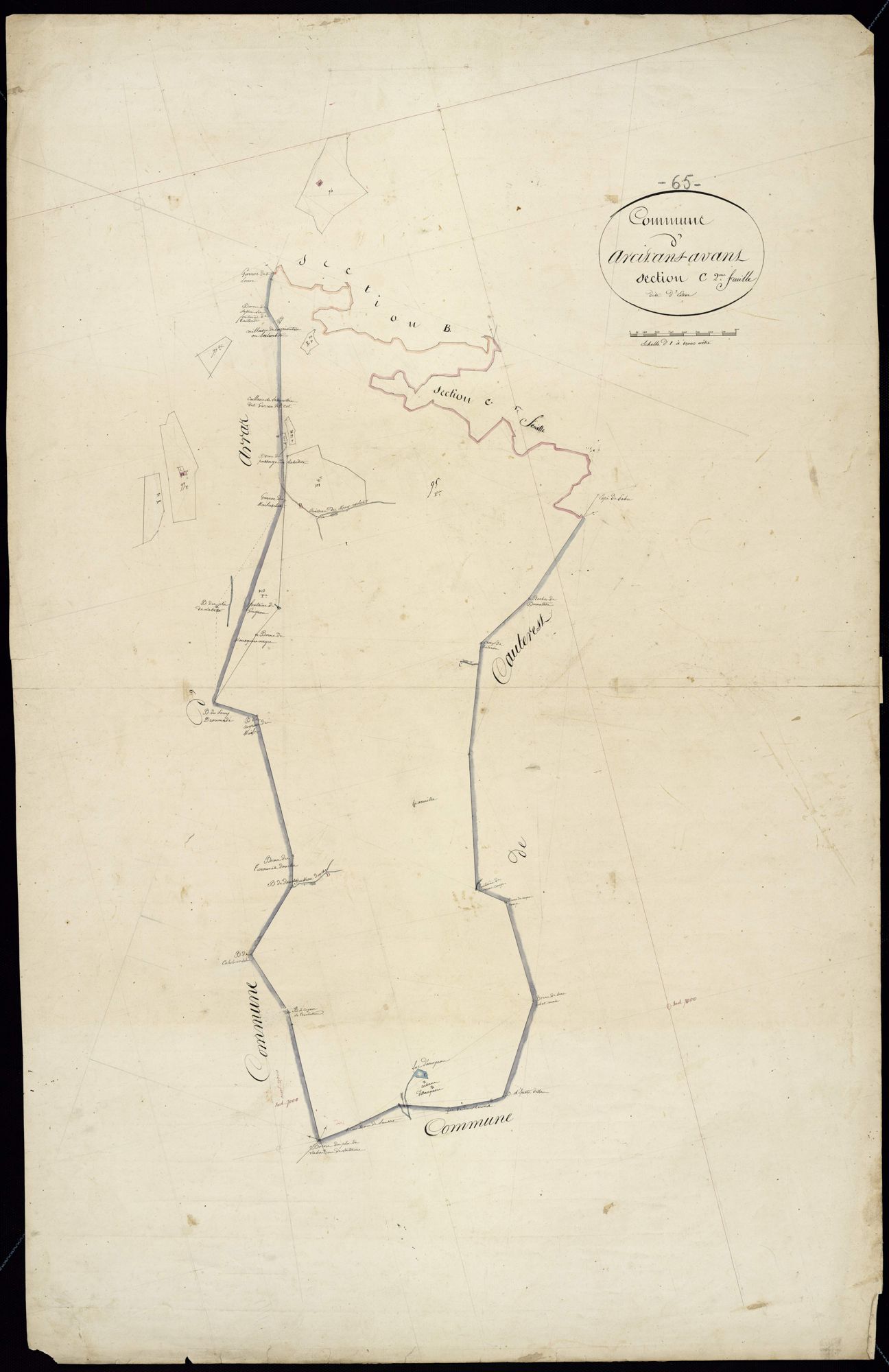 Arcizans-Avant - Arcizans-Avant.- Section C, 2e feuille