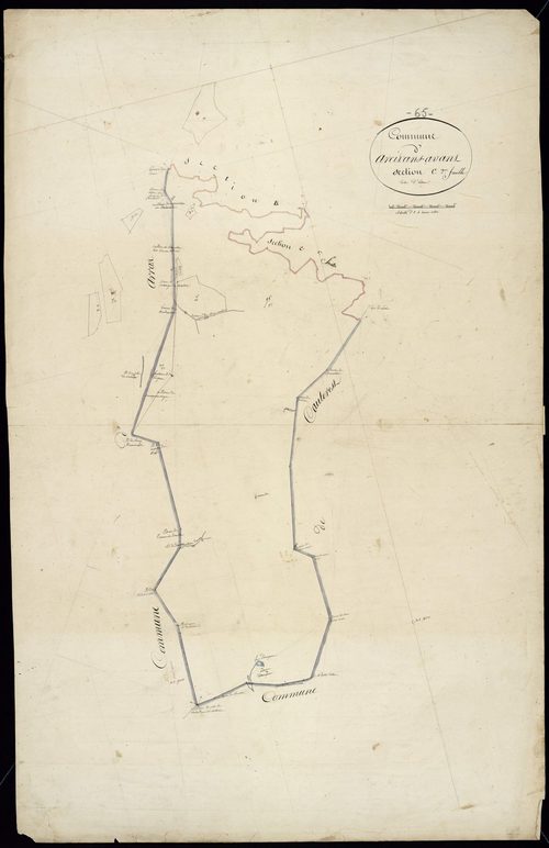 Arcizans-Avant - Arcizans-Avant.- Section C, 2e feuille