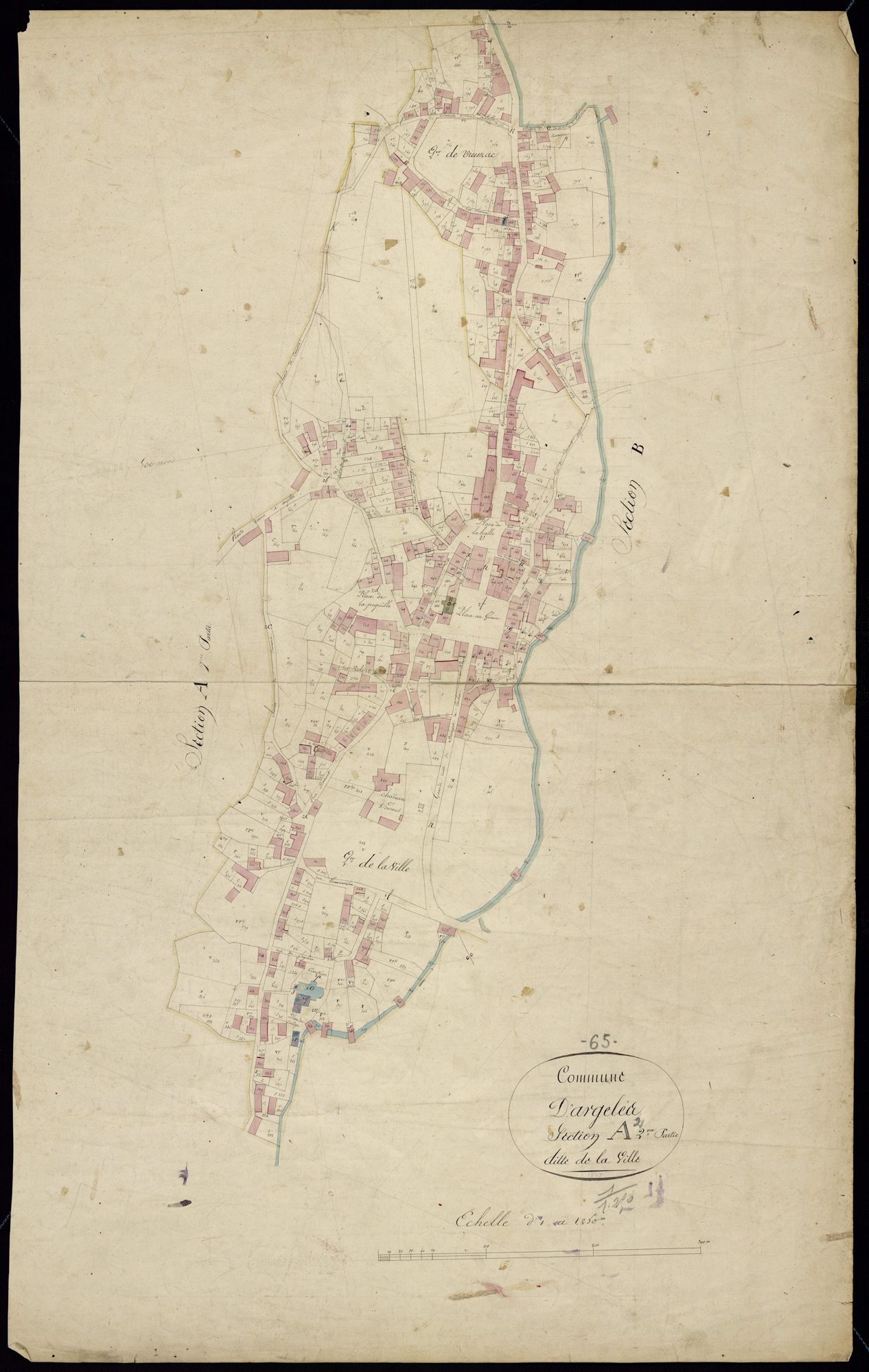 Argelès-Gazost - Argelès-Gazost.- Section A, 2e feuille