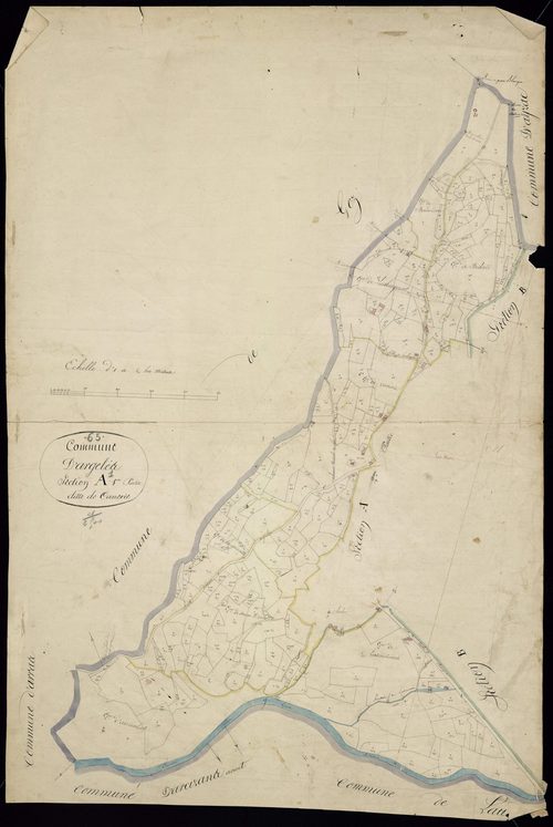 Argelès-Gazost - Argelès-Gazost.- Section A, 1re feuille