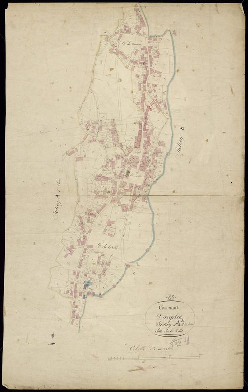 Argelès-Gazost - Argelès-Gazost.- Section A, 2e feuille