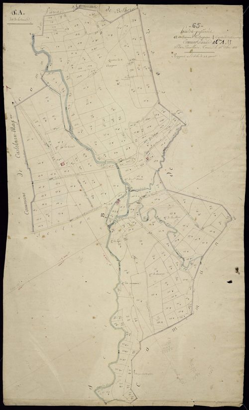 Ariès-Espenan - Ariès : section A, 2e feuille