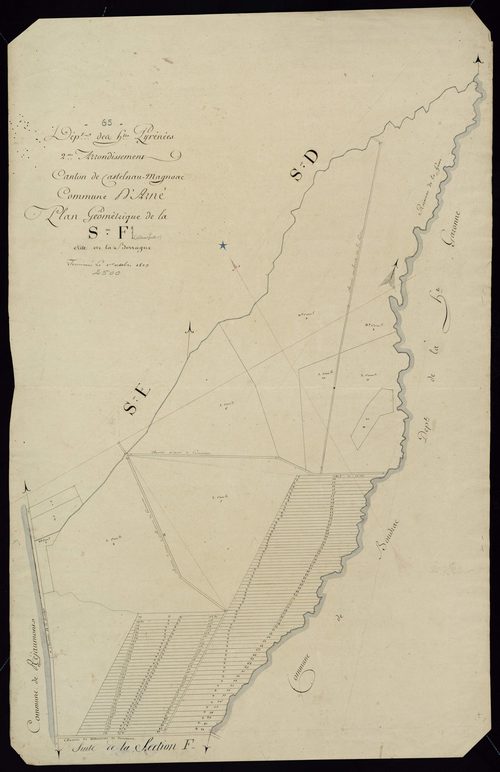 Arné - Arné.- Section F, 1re feuille