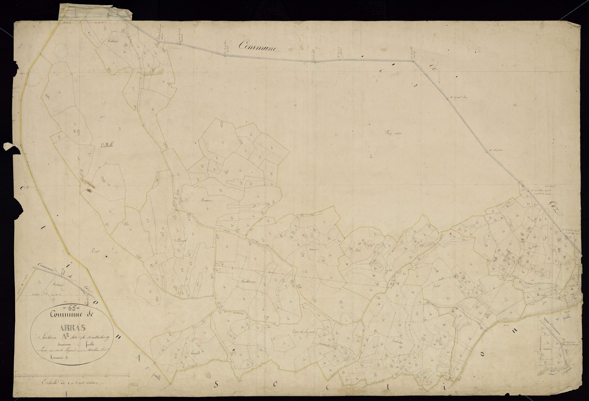 Arras-en-Lavedan - Arras-en-Lavedan.- Section A, 2e feuille