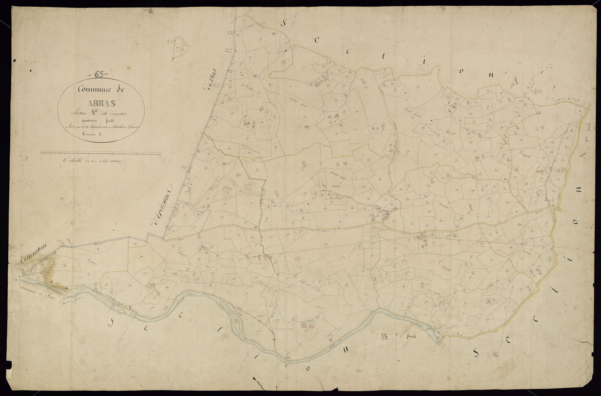 Arras-en-Lavedan - Arras-en-Lavedan.- Section A, 4e feuille