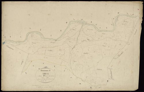 Arras-en-Lavedan - Arras-en-Lavedan.- Section B, 1re feuille
