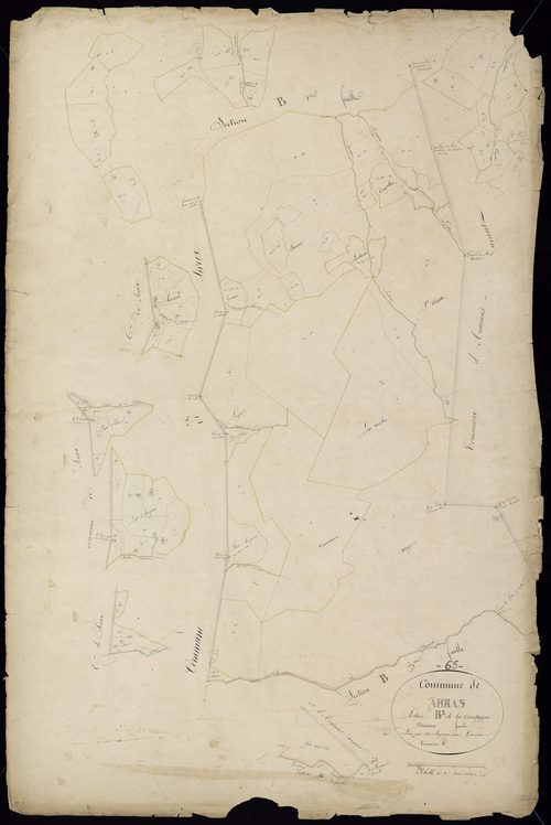 Arras-en-Lavedan - Arras-en-Lavedan.- Section B, 2e feuille