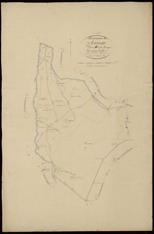 Arreau - Arreau.- Section D, 3e feuille