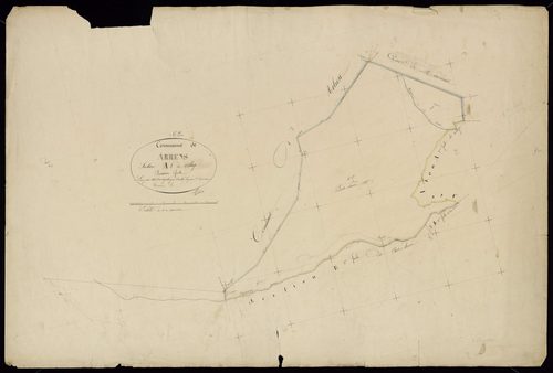 Arrens-Marsous - Arrens.- Section A, 1re feuille