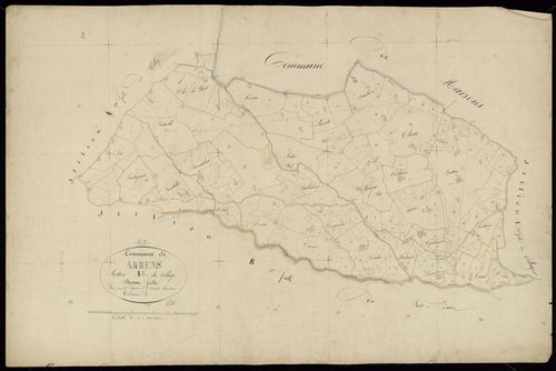 Arrens-Marsous - Arrens.- Section A, 2e feuille