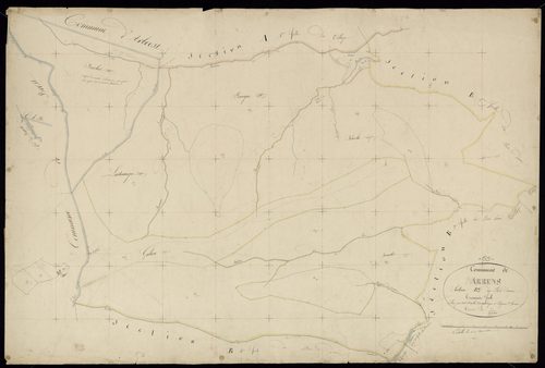 Arrens-Marsous - Arrens.- Section B, 3e feuille