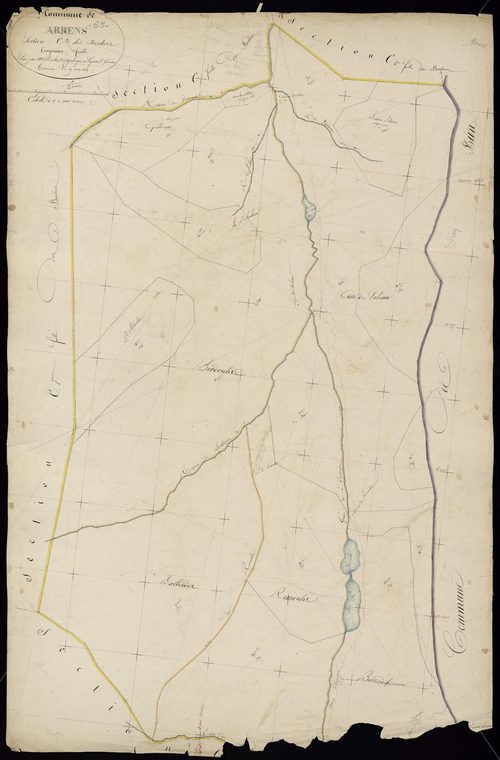 Arrens-Marsous - Arrens.- Section C, 5e feuille