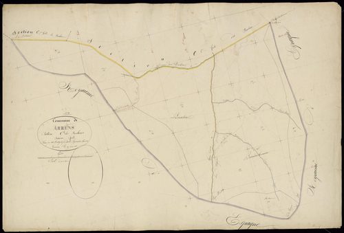 Arrens-Marsous - Arrens.- Section C, 6e feuille