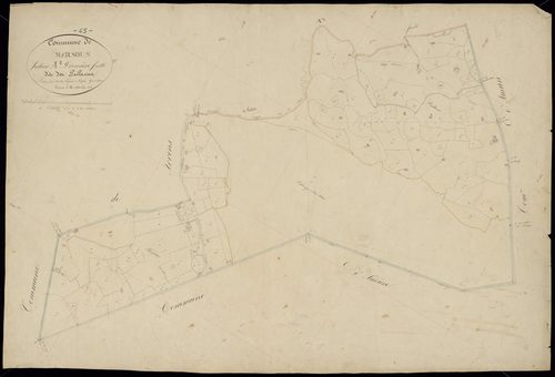 Arrens-Marsous - Marsous.- Section A, 1re feuille