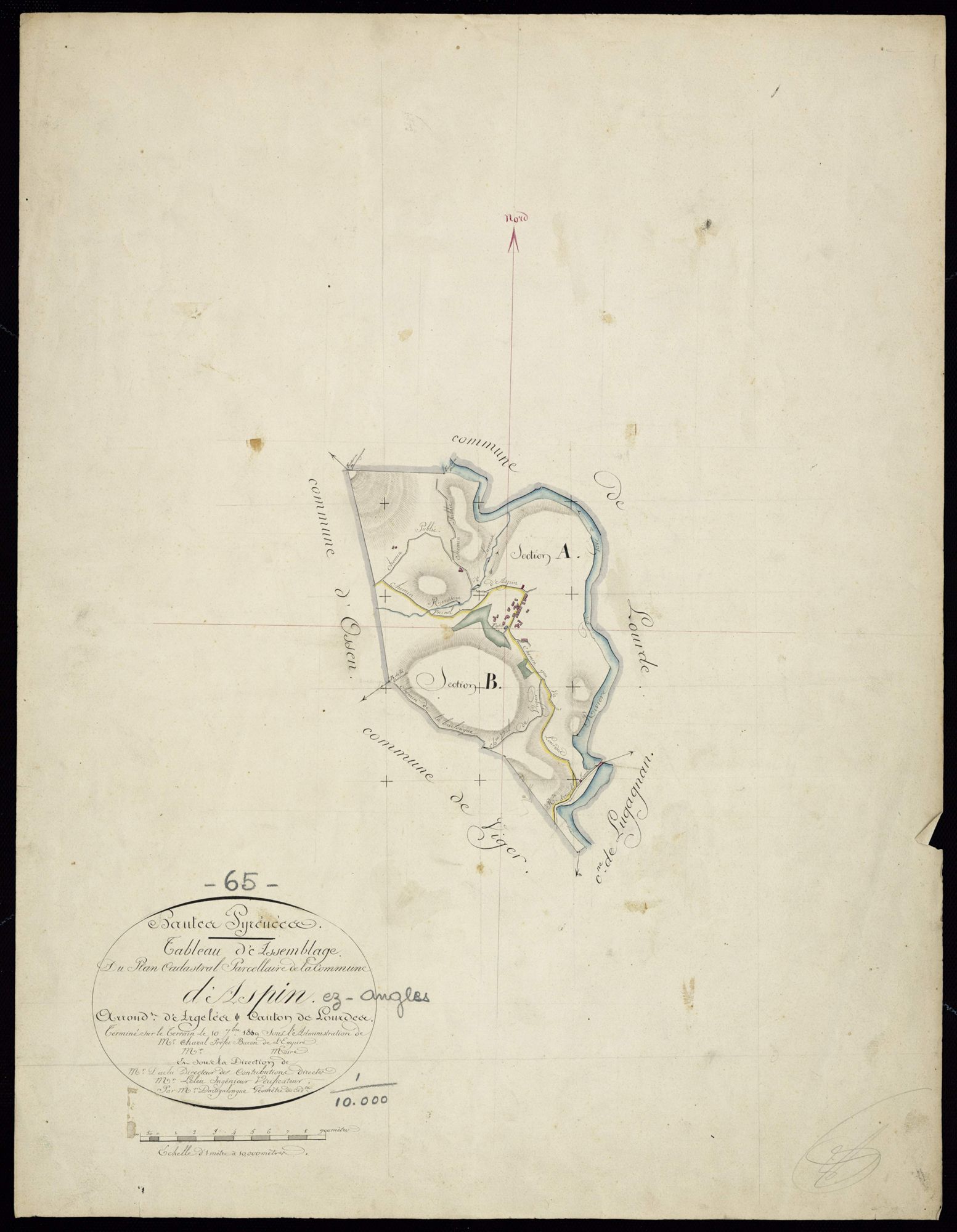 Aspin-en-Lavedan - Aspin-en-Lavedan.- Tableau d'assemblage