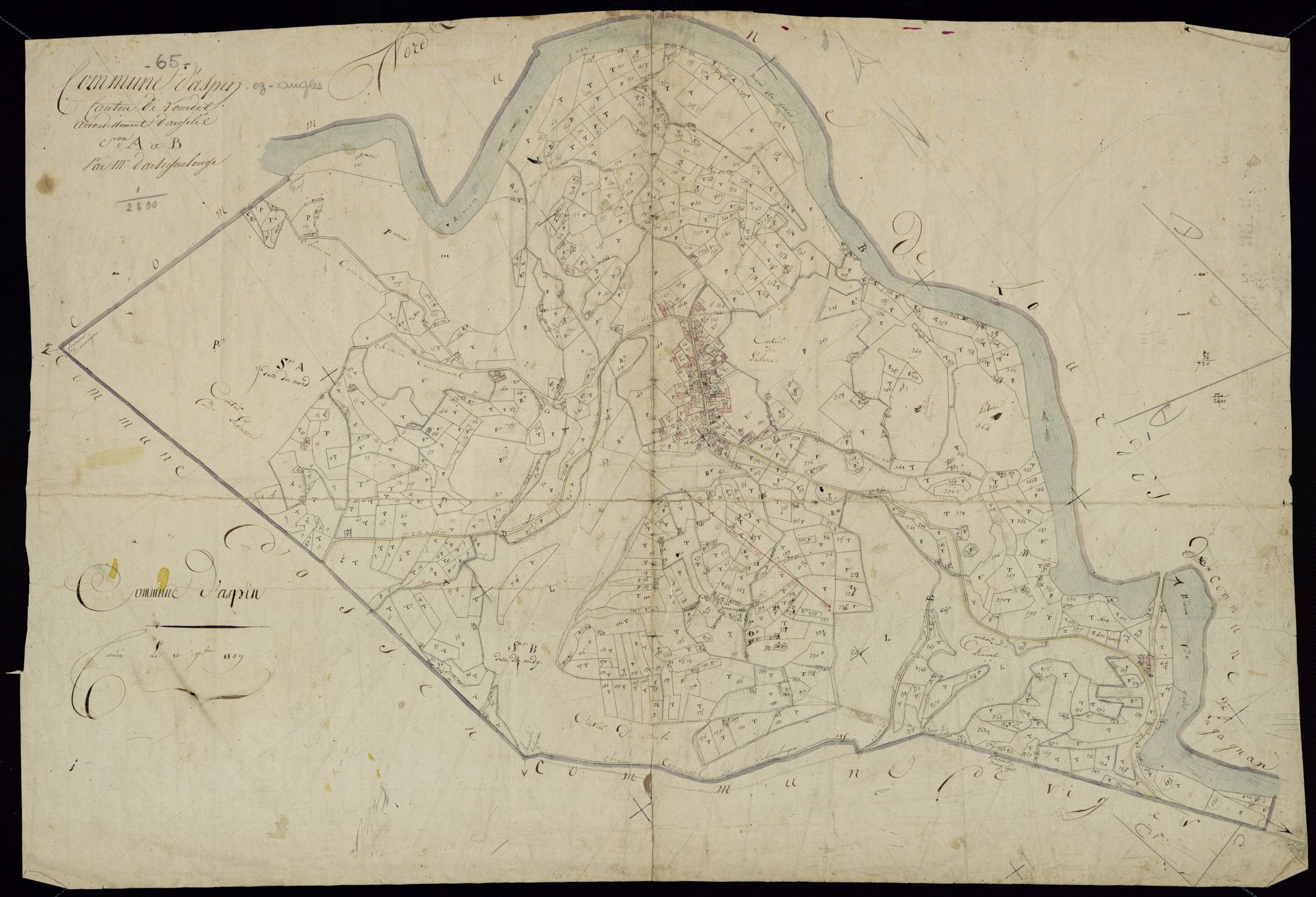 Aspin-en-Lavedan - Aspin-en-Lavedan.- Section AB